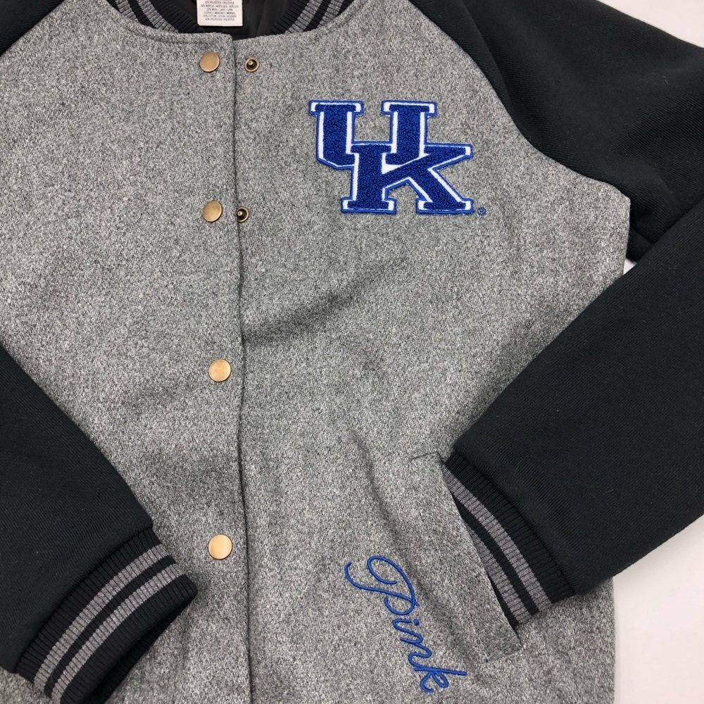 PINK UK Wildcats letterman’s jacket